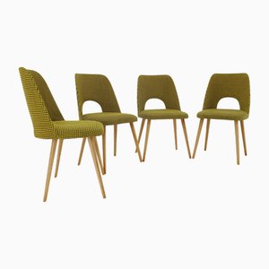 Sedie da pranzo di Oswald Haerdtl attribuite a Ton, Thonet, Cecoslovacchia, anni '60, set di 4