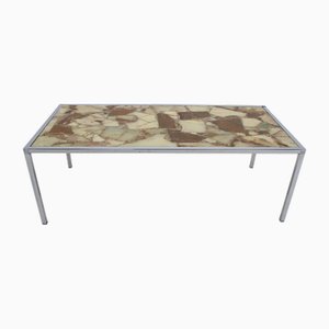 Mid-Century Coffee Table in Epoxy Resin, 1970s