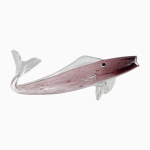 Large Bohemian Glass Fish, 1970s