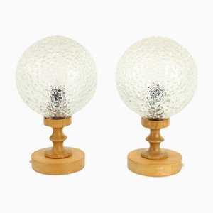 Mid-Century Table Lamps, Hungary, 1970s, Set of 2