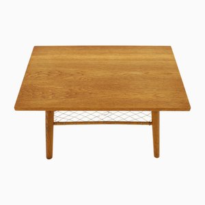 Oak Coffee Table, Czechoslovakia, 1960s