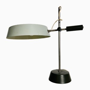 German Green Metal Table Lamp, 1960s