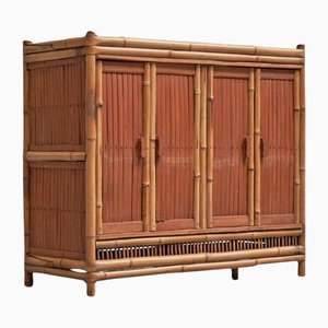 Mid-Century Cabinet in Bamboo, 1960s