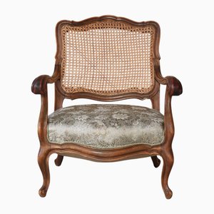 Silla Bergére danesa de estilo rococó de principios del siglo XX, década de 1890