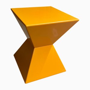 Vintage Orange Prism Table