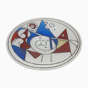 Plat en Verre par Ejler Bille