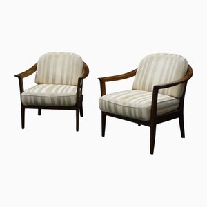 Set of Mid-Century Club Chairs by Klaus Warzecha for Wilhelm Knoll, 1970s
