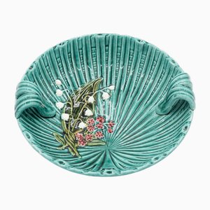Green Majolica Bowl from SMF Schramberg, 1920s