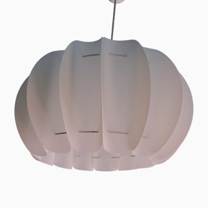 White Slat Pendant Lamp from Aro Leuchten, 1960s