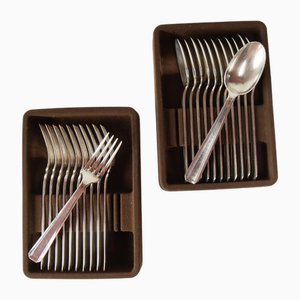 Französisches Art Deco Besteck von Christofle, 1920er, 23 . Set