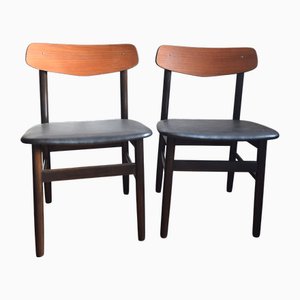 Set of Danish Chairs, 1950s