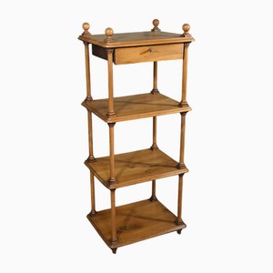 Small Walnut Shelf Unit, 1900