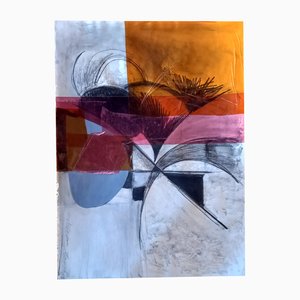 Ferdinando Meccani, Composition, 1976, Mixed Media on Paper