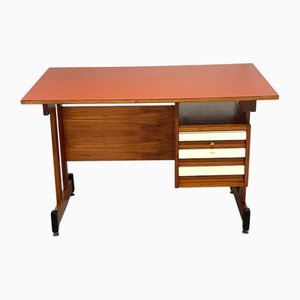 Escritorio de teca y formica, años 60