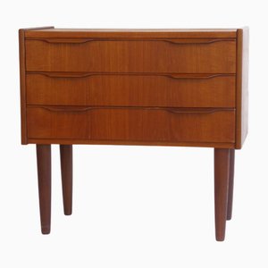 Commode à Tiroirs Mid-Century en Teck, Danemark, 1960s