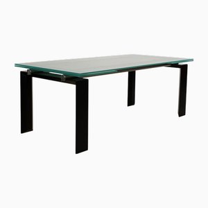 Extendable Stilt Glass Dining Table from Desalto
