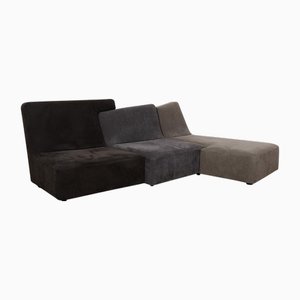 Divano ad angolo Confluences in tessuto di Ligne Roset