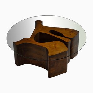 Tavolino da caffè scultoreo di Dedalo Montali, 1978