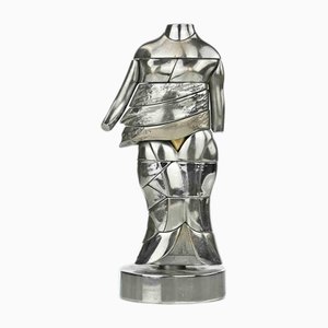 Miguel Berrocal, Mini-Caryatid, 1960s, Nickel-Plated Metal