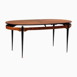 Mesa vintage de nogal de Osvaldo Borsani, 1950
