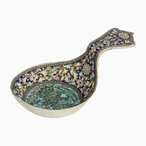 Silver Ladle with Enamel, 1890s