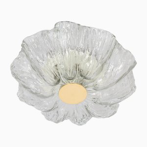 Large Murano Glass Flush Mount attributed to Kalmar, Austria, 1970s