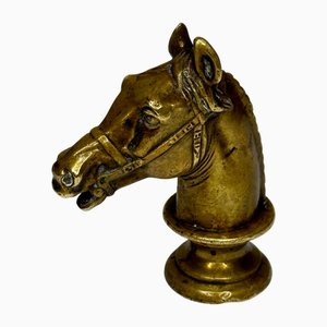 18th Century Scottish Highlands Bronze Intaglio Horse Letter Seal