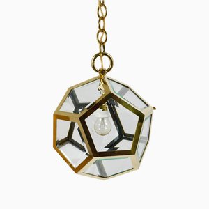 Lampada a sospensione Lampadario di Friedrich Otto Schmidt per Adolf Loos Dodekaeder, inizio XX secolo