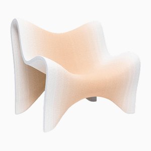 Beige Gradient Armchair by Philipp Aduatz