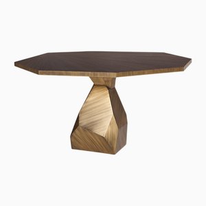 Rock 140 Messing Esstisch von Ginger & Jagger