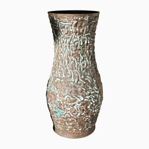 Large Copper Floor Vase from Unbekannt, 1967