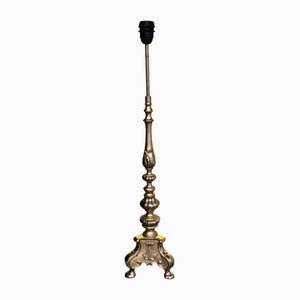 Barocker Lampenfuß aus Messing