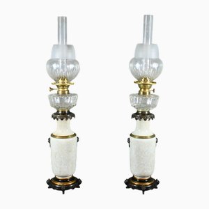 Ceramic Oil Lamps, Set of 2