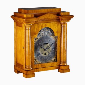 Reloj de pared barroco, siglo XIX con estuche Biedermeier