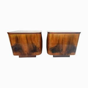 Bedside Tables by Jindřich Halabala for Up Závody, 1960s, Set of 2