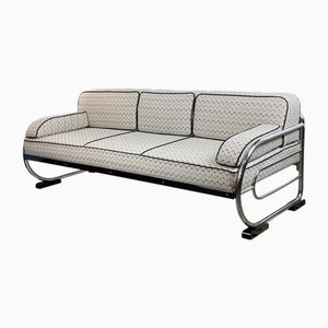 Bauhaus Chrome Tubular Sofa from Hynek Gottwald, 1935