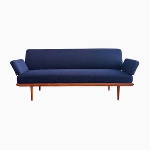 Sofá cama danés Mid-Century serie Minerva con reposabrazos de Peter Hvidt y Orla Mølgaard Nielsen para France & Son., Años 60