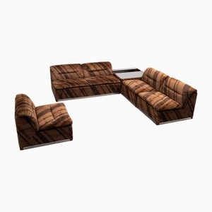P10 Modular Sofa Group by Giovanni Offredi for Proposals / Saporiti, Italy, 1960s, Set of 5