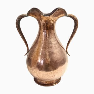Embossed Copper Amphora Umbrella Stand by Egidio Casagrande, Italy, 1940s