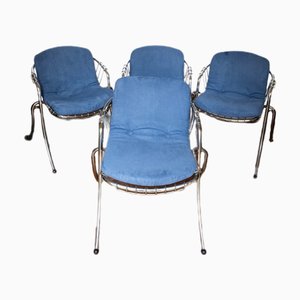 Lynn Armchairs by Gastone Rinaldi, Set of 4