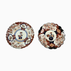 Imari Porcelain Dishes, Japan, 19th Century, Set of 2