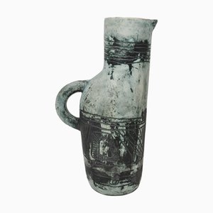 Jarra grande con motivos abstractos de Jacques Blin, años 60