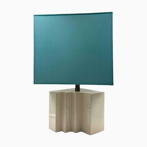 Französische Hollywood Regency Keramik Tischlampen, 1970er, 2er Set