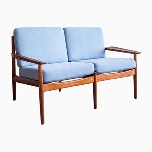 Divano Mid-Century moderno a due posti di Glostrup, Danimarca, anni '50