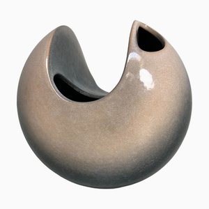 Japanese Modernist Ceramic Ikebana Flower Vase, 1960s