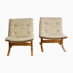 Set of Siesta Low Chairs by Ingmar Relling for Westnofa, Norway, 1970s