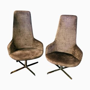 Ensemble de Chaises Pivotantes Space Age