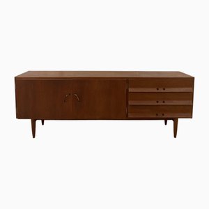 Teak and Brass Sideboard, Germany, 1960s