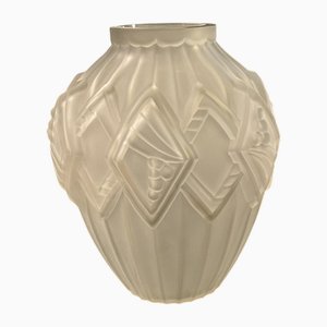 Vase von Muller Frères Luneville, 1920er