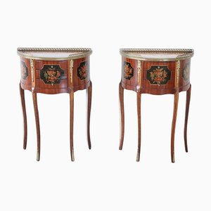 Walnut Nightstands, Set of 2
